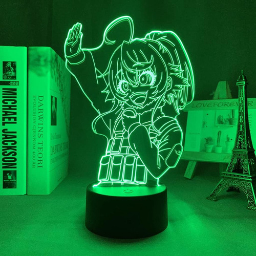 Luz Nocturna 3d The Saga Of Tanya Anime Para Niño, 16 Colore