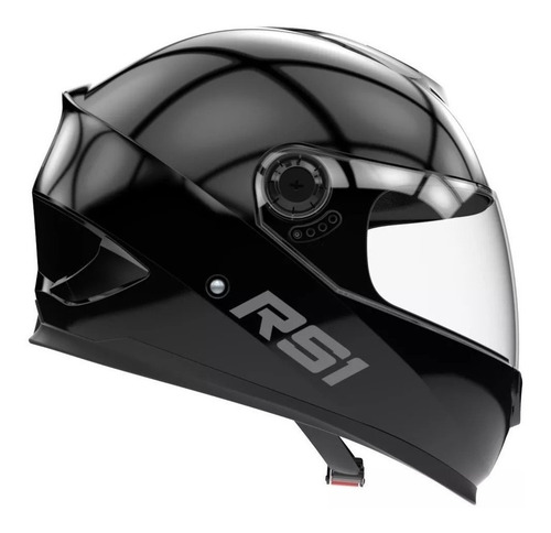Imagen 2 de 4 de Casco para moto integral Hawk RS1 negro brillo talle S