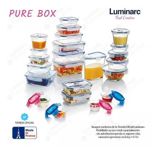 Tapers Pure Box Cuadrado Luminarc 