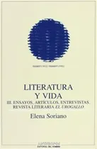 Comprar Literatura Y Vida,iii - Soriano,elena