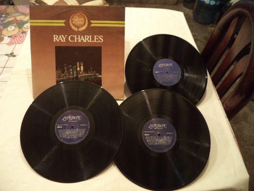 Ray Charles Grandes Exitos 1974 Album Mexicano 3 Lps 