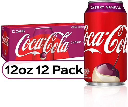 Coca Cola Cherry Vainilla 355ml 12piezas