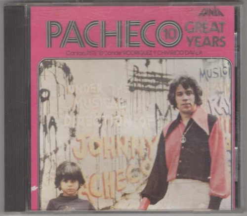 Johnny Pacheco. Ten Great Years. Cd Usado. Qqt. Ag.