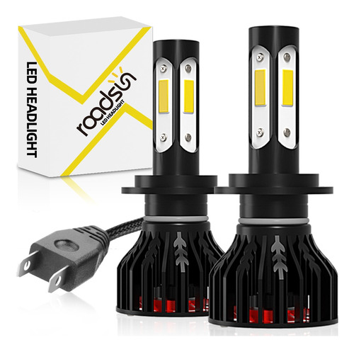 Faro Led De 4 Lados 9005 Hb4 Hi/lo 2 Bombillas H11 Con Venti