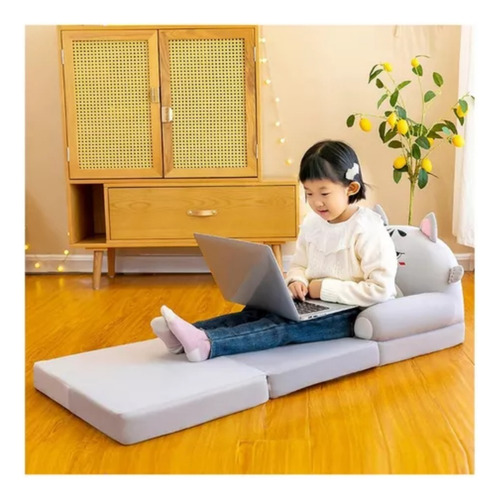 Sofá Plegable For Niños Pequeños, Sillón, Funda Lavable