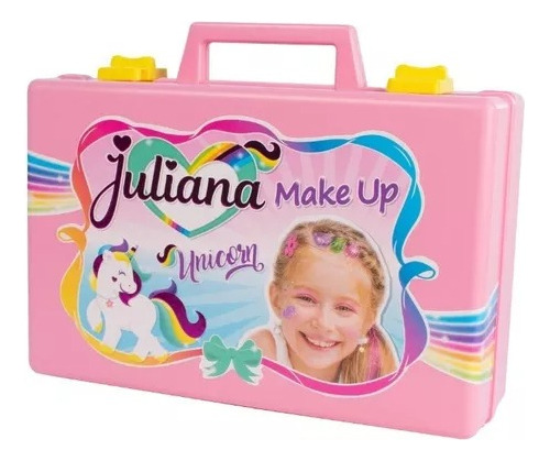 Valija Juliana Make Up Unicorn Maquillaje Grande 