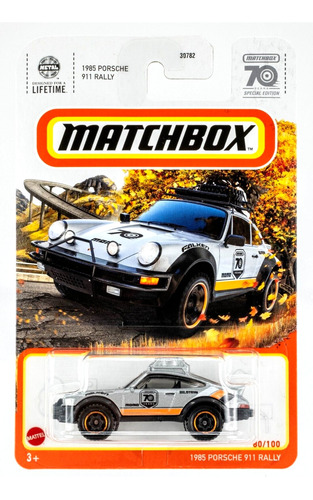 Matchbox - Vehículo 1985 Porsche 911 Rally - 30782