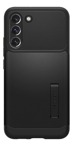 Imagem 4 de 5 de Capa Spigen Slim Armor Black Para Samsung Galaxy S22