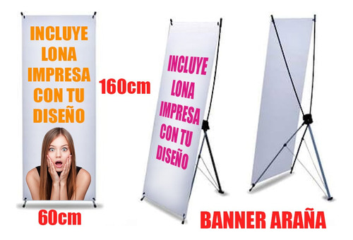 Banner Araña 60x160 Con Lona