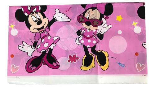 1 Mantel De Plastico Para Fiesta Tematica De Minnie Mouse