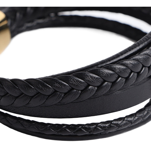 Pulsera Para Hombre Pulsera Estilo Cuero Pulsera Con