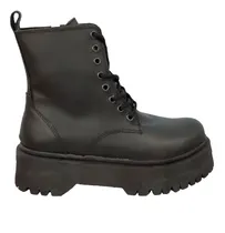Comprar Borcegos Plataforma Botas Cuero Vacuno Caña Media