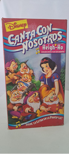 Vhs Canta Con Nosotros Heigh - Ho De Blanca Nieves Y Los Sie