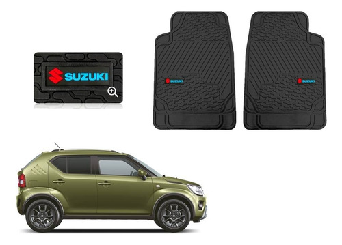 Par Tapetes Delanteros Logo Suzuki Ignis 2021 A 2022 2023 24