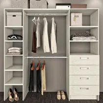 Comprar Vestidor Nórdico Lorean Color Ceniza 4 Cajones Tu Mesita