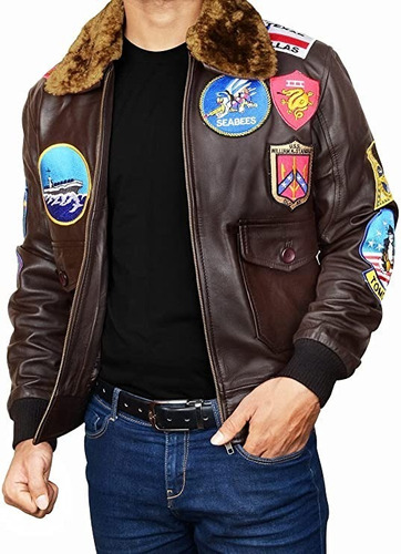 Chamarra Chaqueta Top Gun Tom Cruise Adultos Sintetica 1