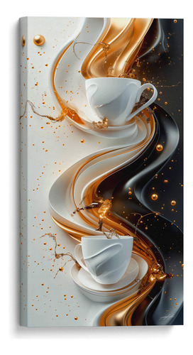 Canvas Lab Cuadro Sentimiento Café - 1 120x240
