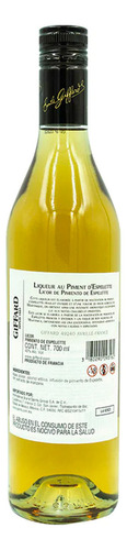 Pack De 6 Licor Giffard Piment D'espelette 700 Ml