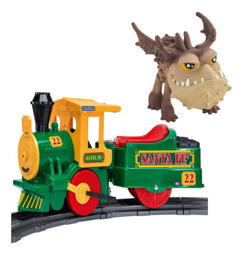 Trem Elétrico Infantil Santa Fé 6v E Batatão Baby Dragões