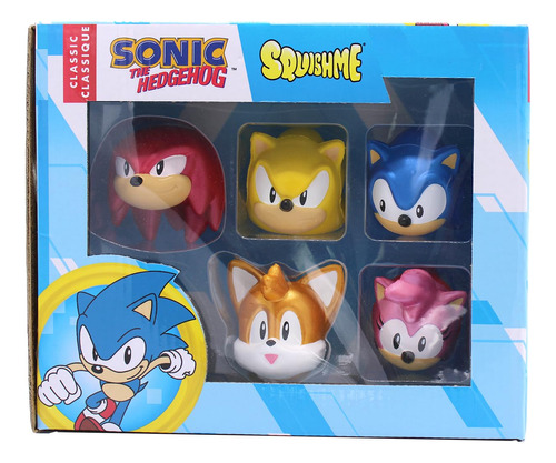 Sonic The Hedgehog Squishme Series 1 Caja De Coleccionista P