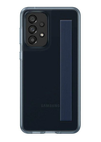 Imagen 2 de 2 de Funda Slim Strap Cover Galaxy A33 5g Azul Transparente