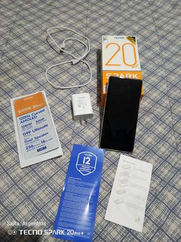 Celular Tecno Spark 20 Pro Plus Con 256/16.. Impecable!