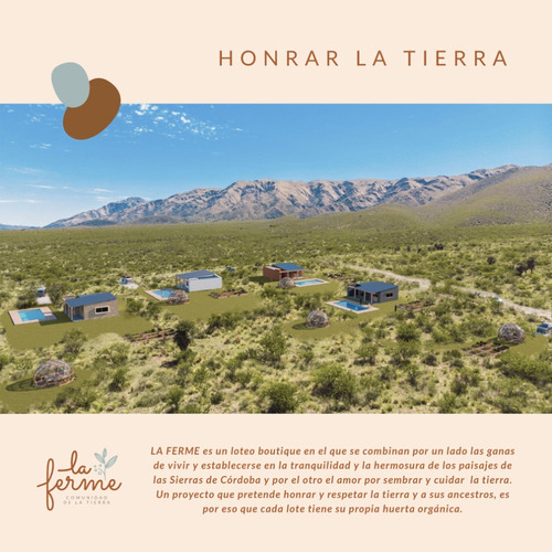 Preventa De Lotes En Los Cocos, Provincia De Cordoba
