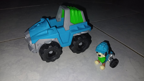 Paw Patrol Vehículo De Rex Con Figura Original Falta Rampa 