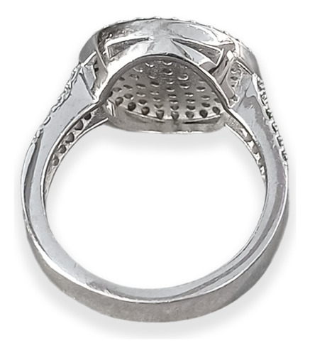 Imagen 3 de 6 de Anillo Plata Italiana 925 Y Circonitas Modelo Patricia
