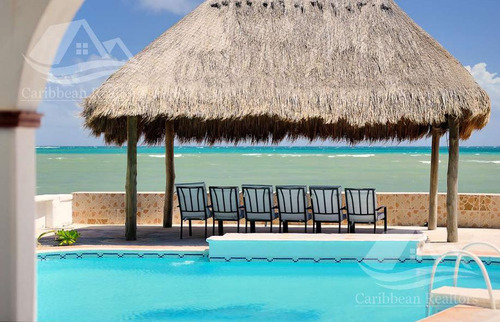Casa En Venta Frente Al Mar En Puerto Morelos Riviera Maya B-alrz3485