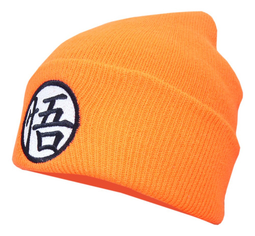 Gorro De Lana Goku  Dragon Ball Kanji Bordado