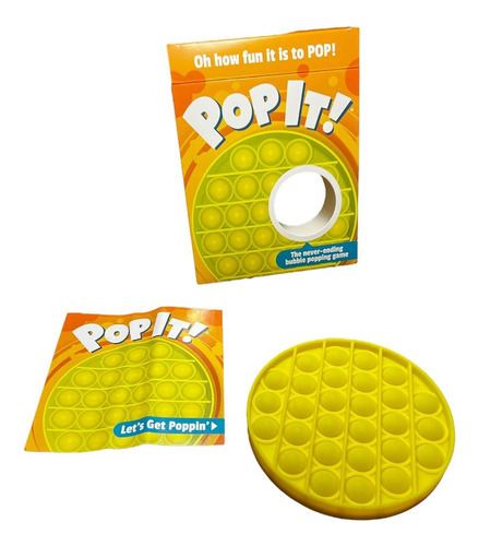 Pop It Juego Sensorial Burbujas Antiestres Redondo