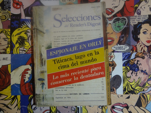 Selecciones Readers Digest May 74 Carmen Amaya Monet Titicac