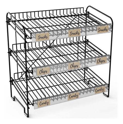 ~? Ds The Display Store Black 3 Tier Candy Display Rack, Chi