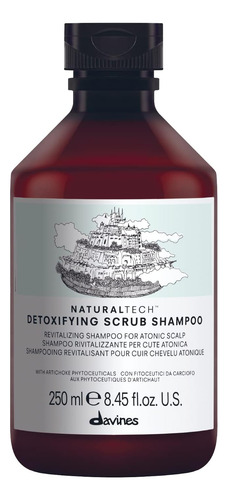 Davines Naturaltech Detoxifying Scrub Shampoo, Limpa Profund