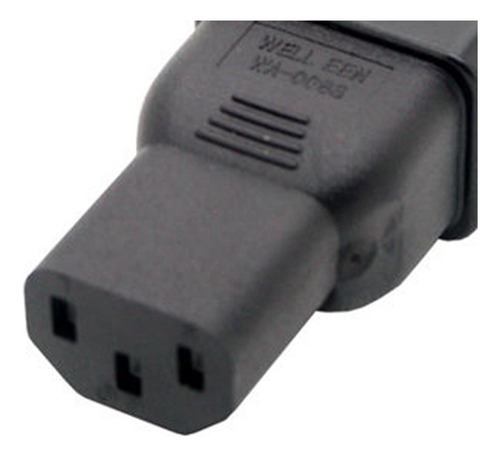 1 Adaptador De Alimentación Iec Macho C14 A Hembra C19 Y 1 P