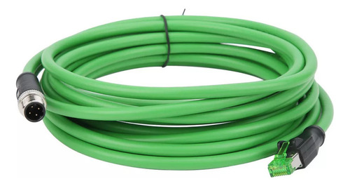Para Cable Ethernet Industrial M12 A Rj45 Ip67 Impermeable