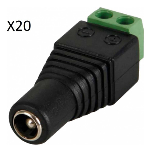 Conectores Corriente Plug 12v Hembra Camara De Seguridad