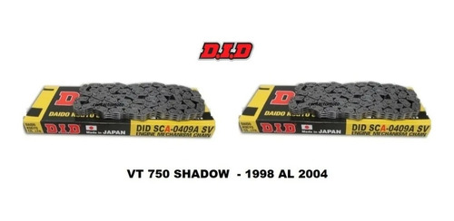 Cadenas Distribucion Did Vt600 Shadow 88/04 Contactomoto