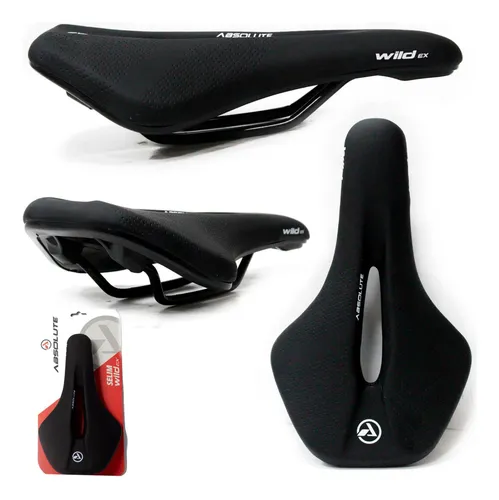 comprar Selim Banco Vazado Absolute Wild Ex 155mm De Bike Mtb Speed