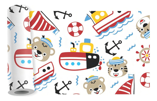 Quartinho Decorado Adesivo Cor Kit Faixa Infantil B139