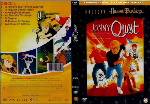 Imagem 1 de 4 de Dvd Coleção Jonny Quest - Clássicos - Raríssimo (6dvds)