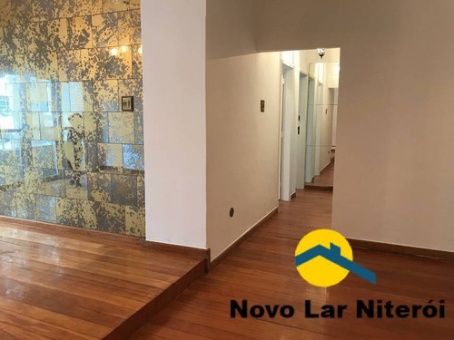 Imagem 9 de 15 de Apartamento De 3 Quartos E 2 Vagas Na Segunda Quadra Da Praia De Icaraí. - 494