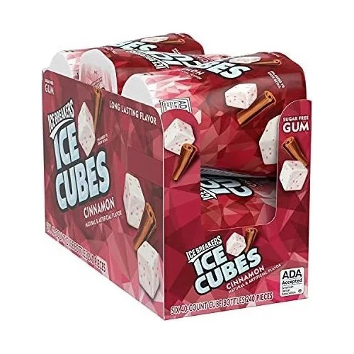 Ice Breakers Ice Cubes Cinnamon Flavored Sugar Free (40 Cou