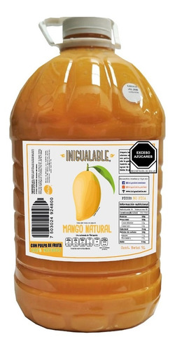 Imagen 1 de 1 de Inigualable Aderezo Dulce 5 Litros Mango Y Tamarindo
