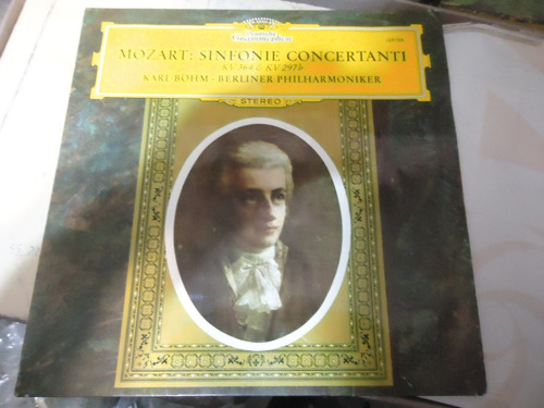 Wolfgang Amadeuz Mozart Sinfonie Concertanti Kv 364 Lp