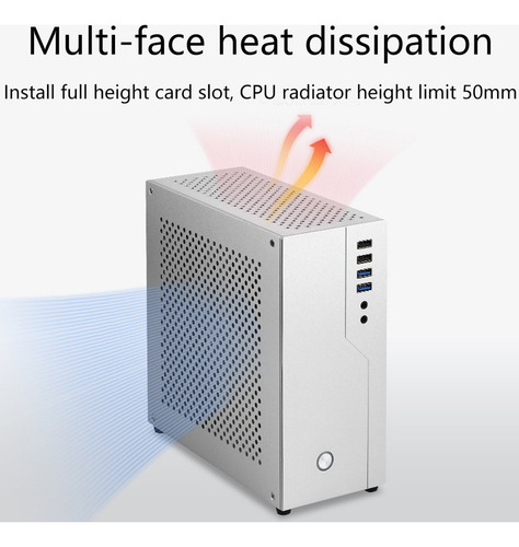 (bk) Mini Ordenador Itx Para Carcasa Totalmente De Aluminio