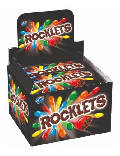 Rocklets  Chocolate Confites De 40g X 18u 