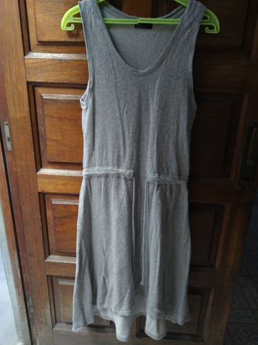 Vestido Gris Gap Retro Vintage 