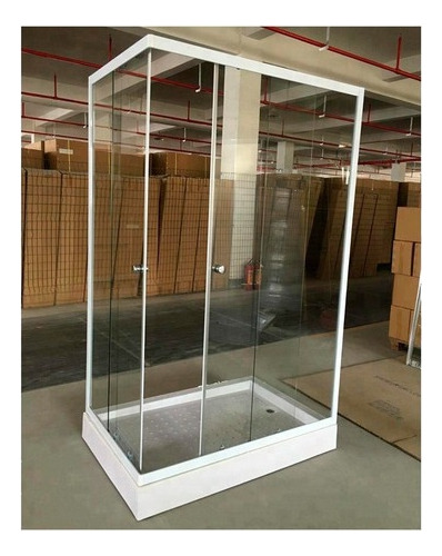 Shower Door Rectangular 80x120x180 Vidrio Templado Derecho